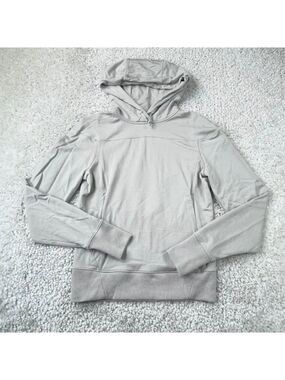 Ibex Hero Hoodie Light Silver Gray Womens XS FLAWS